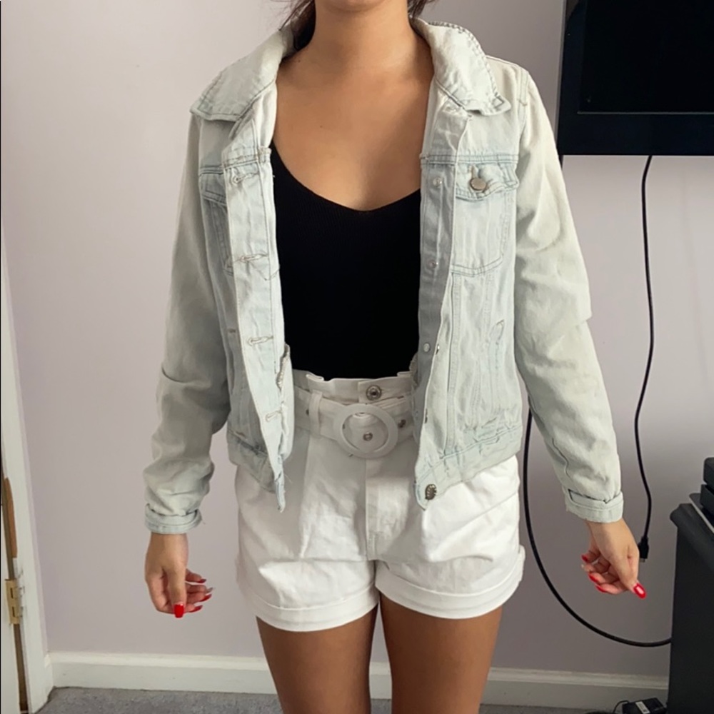 Washed out jean jacket
